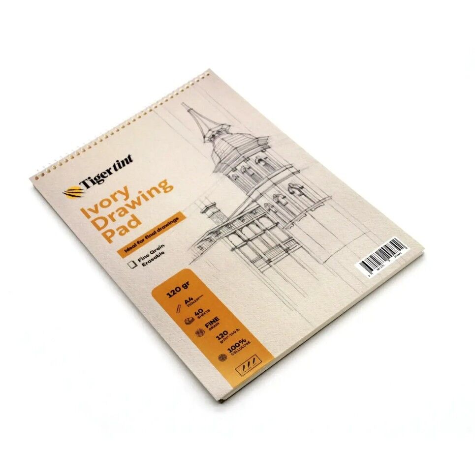 Güven Art Tigertint Eskiz Defteri Ivory A4 120 Gr 40 Yaprak