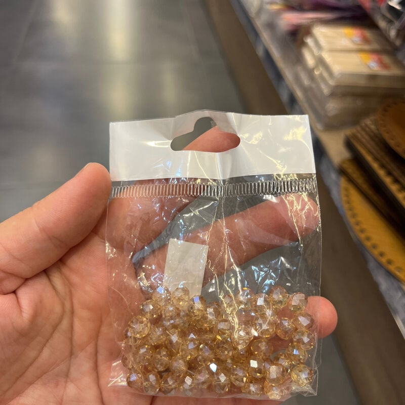 Damla Kristal Boncuk 8 Mm Karışık Renk