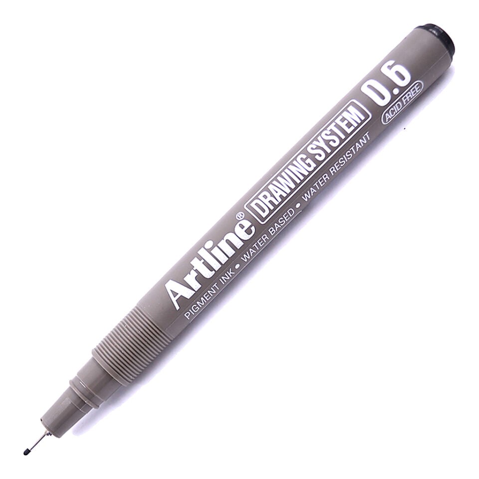 Artline Drawing System 0.6 Çizim Kalemi Uç:0,6 Mm Siyah