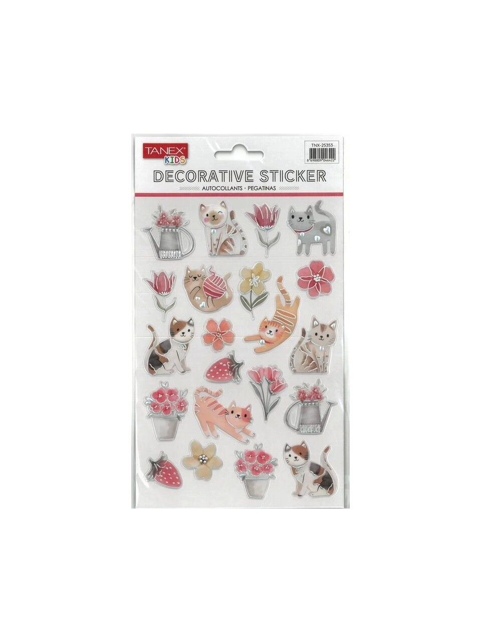 Tanex Tnx-25353 Sevimli Kedi Serisi Puffy Etiket
