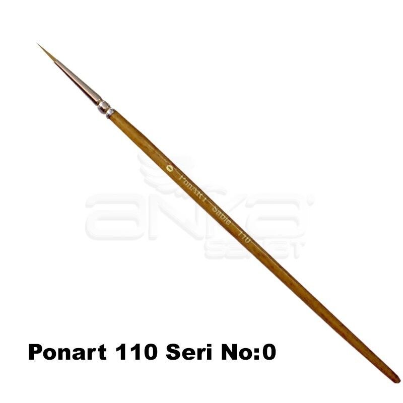 PonART 110-0 Samur Sivri Uçlu Fırça