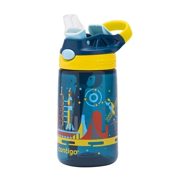 Contigo Gizmo Flip Uzay Tritan Çocuk Suluğu 420 Ml Mavi