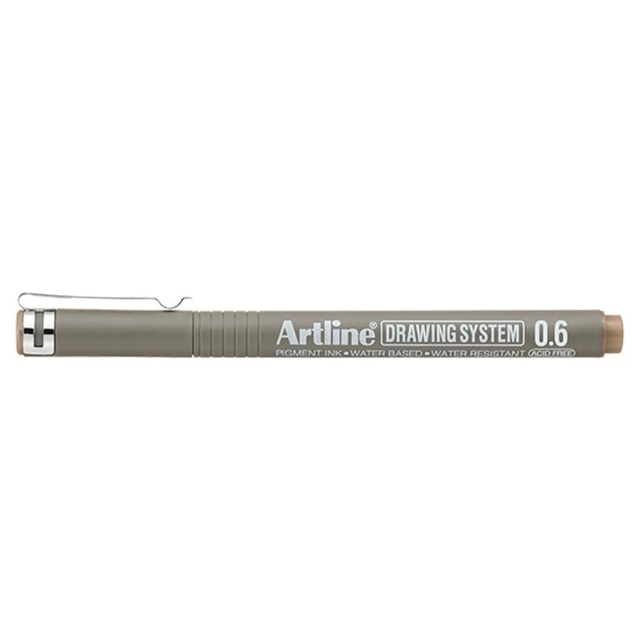 Artline Drawing System 0.6 Çizim Kalemi Uç:0,6 Mm Pale Brown