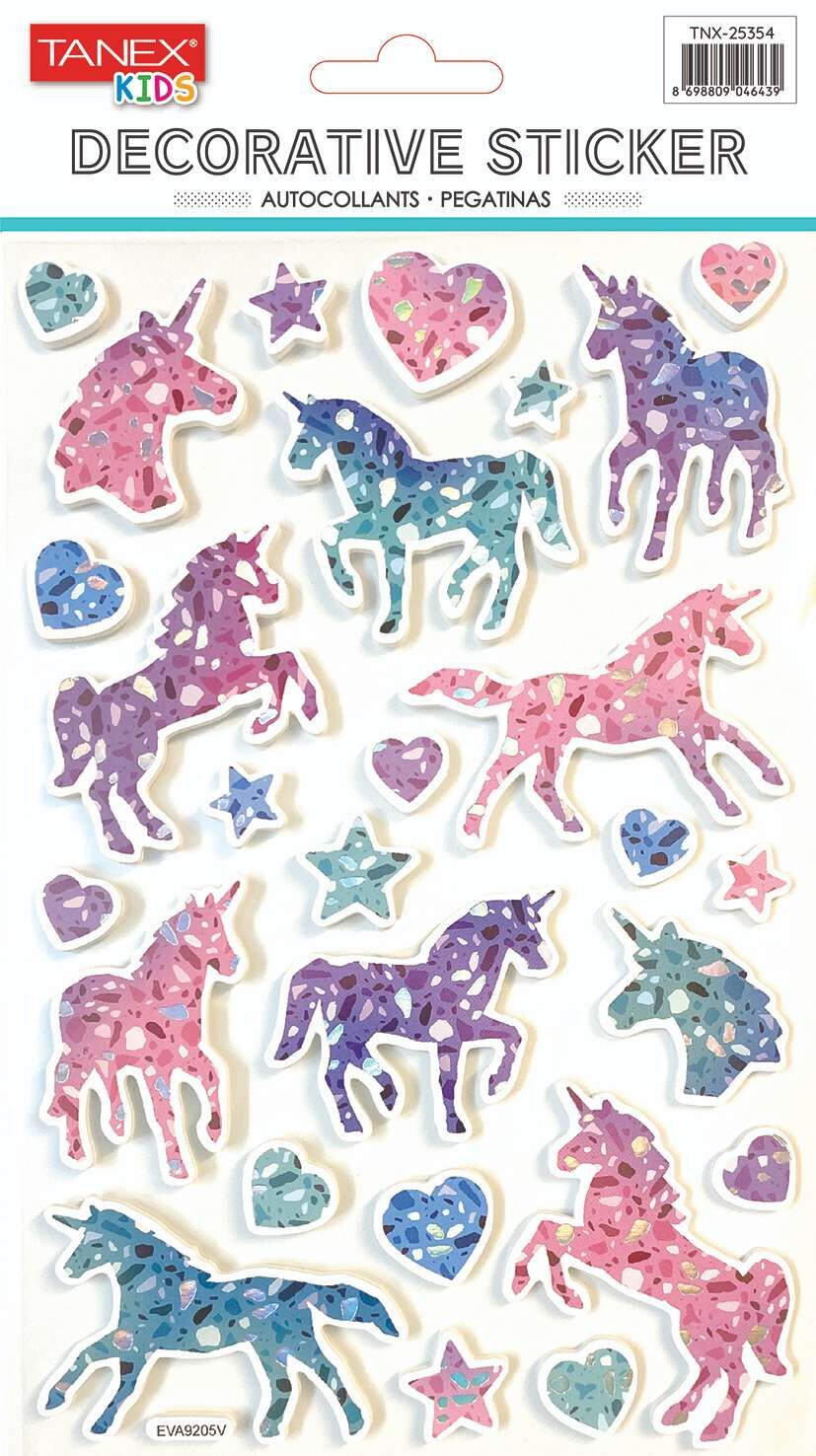 Tanex Tnx-25354 Unicorn Serisi Puffy Etiket
