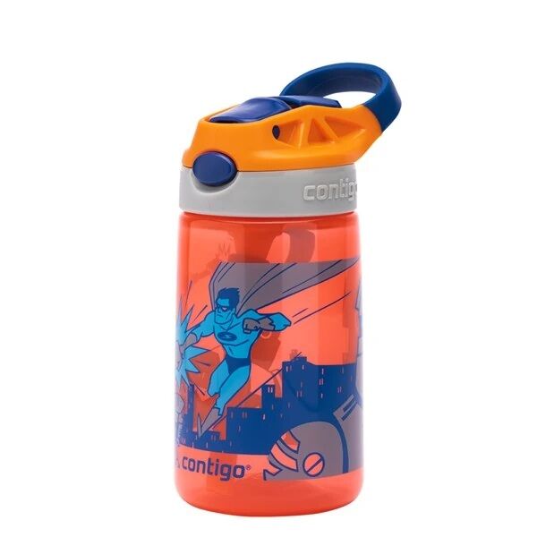 Contigo Gizmo Flip Süper Kahraman Çocuk Suluğu 420 Ml Turuncu