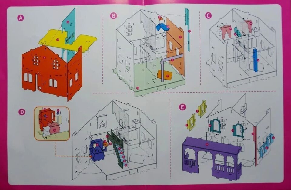 Carries Home 93 Pcs 3D Puzzle