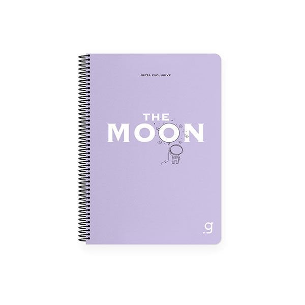 Gıpta Moon Spiralli Pp Kapak Defter A4 80 Yaprak Çizgili