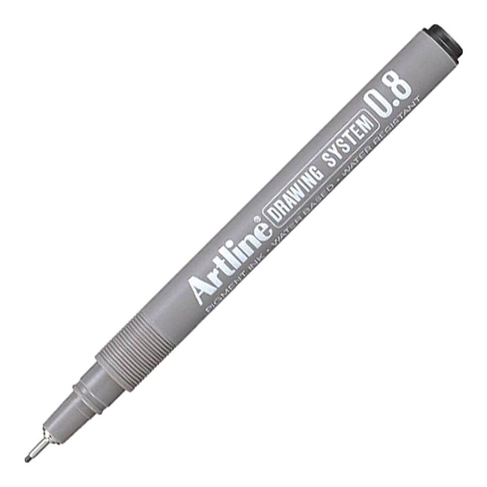 Artline Drawing System 0.8 Çizim Kalemi Uç:0,8 Mm Siyah