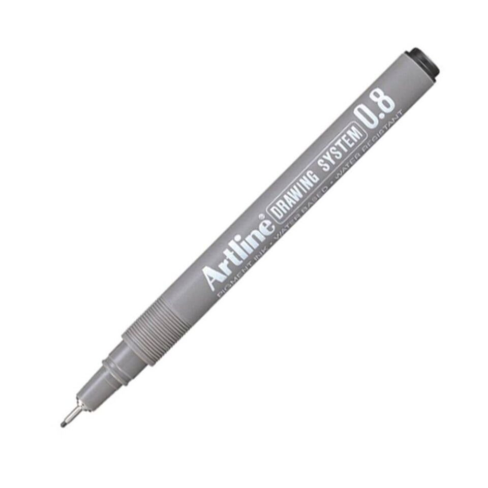 Artline Drawing System 0.8 Çizim Kalemi Uç:0,8 Mm Siyah