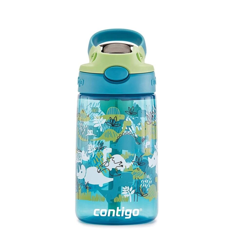 Contigo Gizmo Flip Pro Dinos Tritan Çocuk Suluğu 420 Ml Yeşil