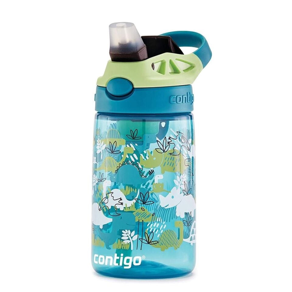 Contigo Gizmo Flip Pro Dinos Tritan Çocuk Suluğu 420 Ml Yeşil