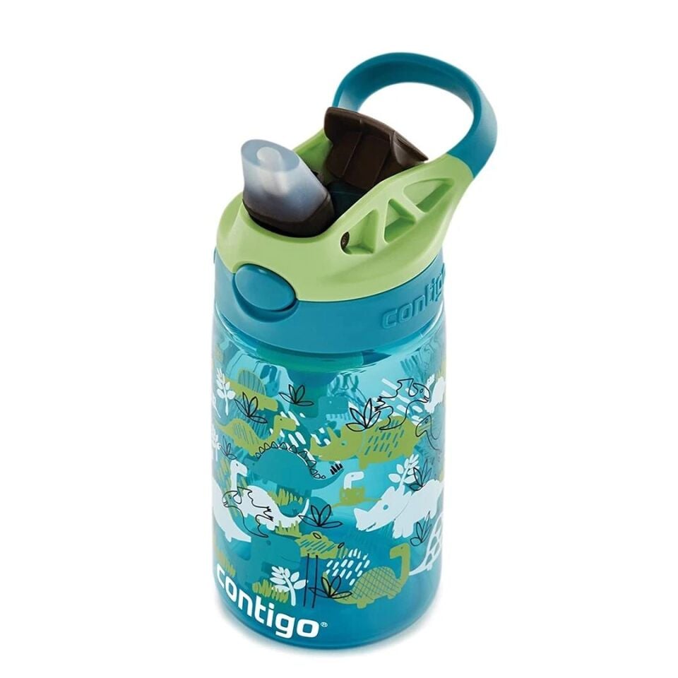 Contigo Gizmo Flip Pro Dinos Tritan Çocuk Suluğu 420 Ml Yeşil