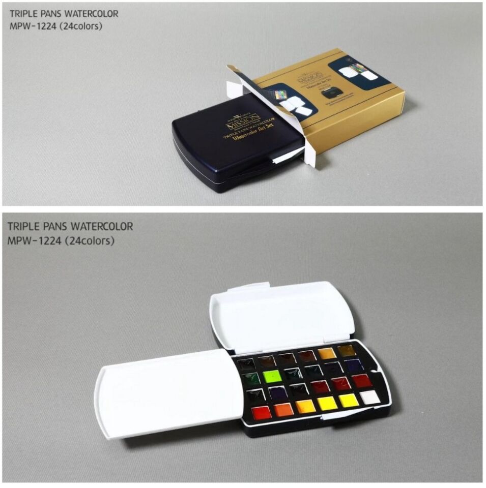 Mission Suluboya Gold Triple Pan 24 Lü