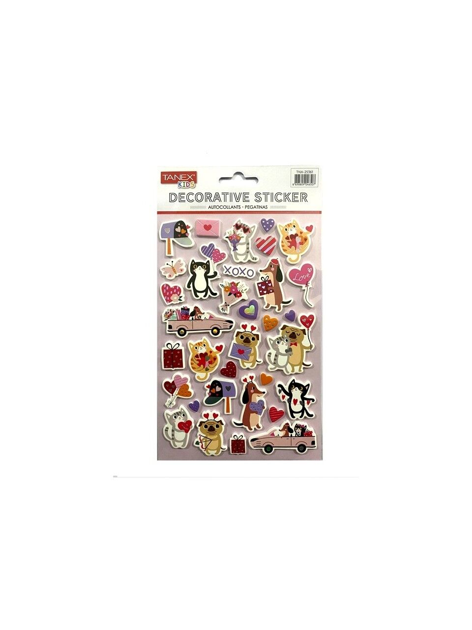 Tanex Tnx-25361 Sevimli Canlılar Serisi Puffy Etiket