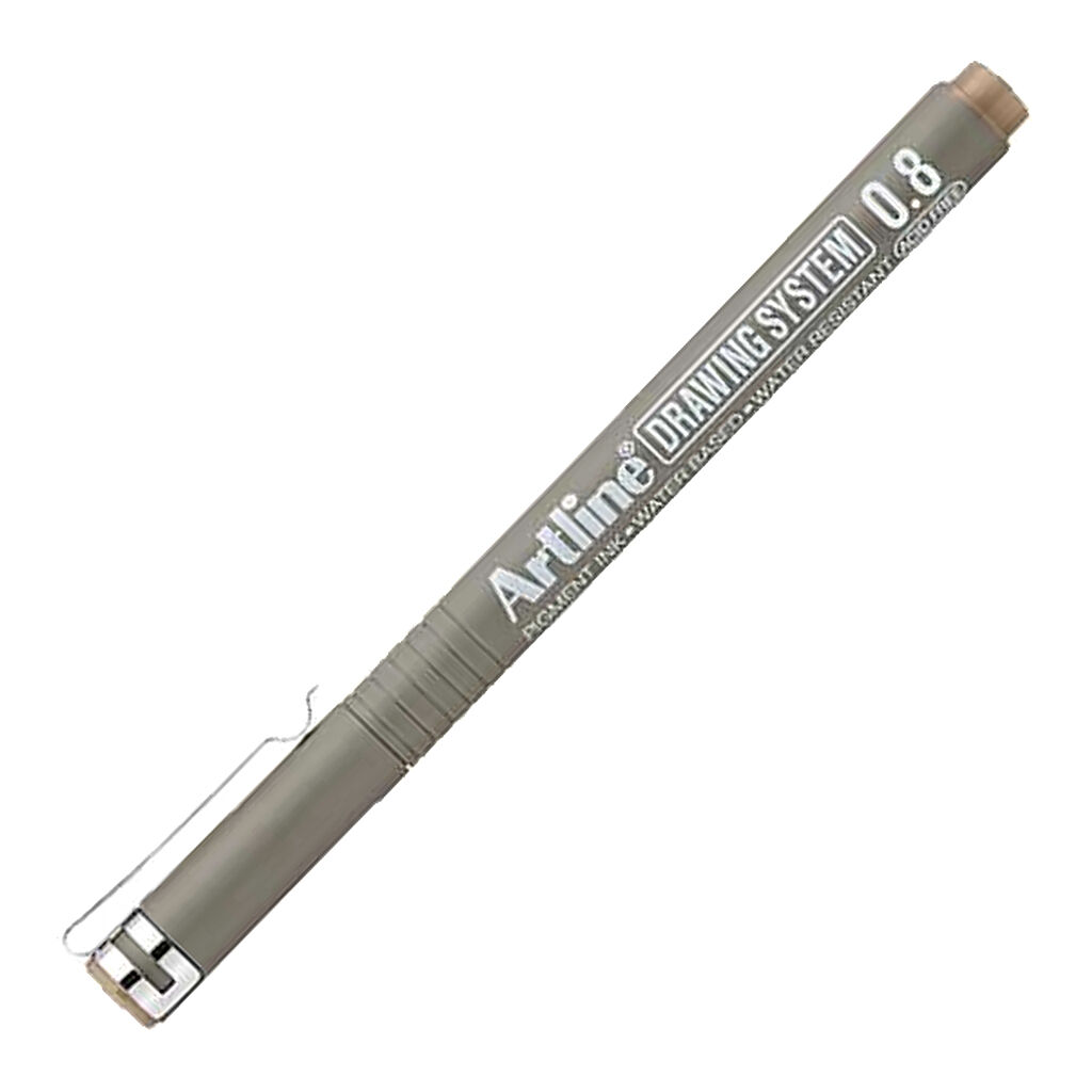 Artline Drawing System 0.8 Çizim Kalemi Uç:0,8 Mm Pale Brown