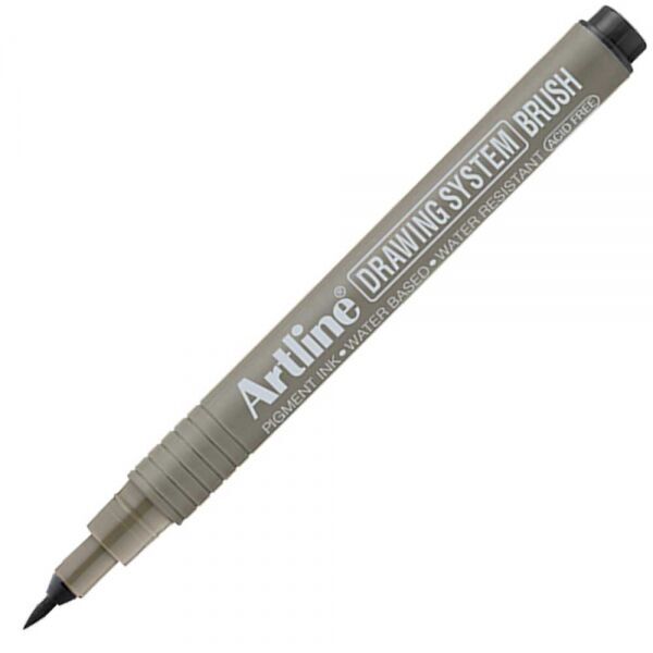 Artline Drawing System Brush Çizim Kalemi Uç Fırça Siyah