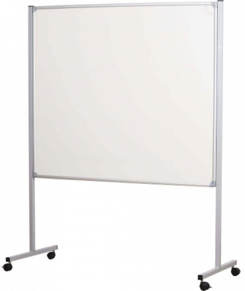İnter 120x200 Alüminyum Çerçeveli Tekerlek Ayaklı Beyaz Yazı Tahtası
