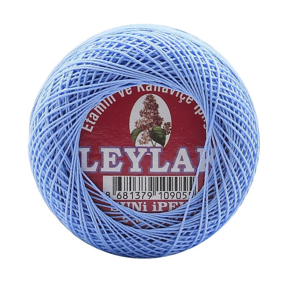 Elif Leylak Etamin ve Kanaviçe İpliği Pastel Mavi 2242