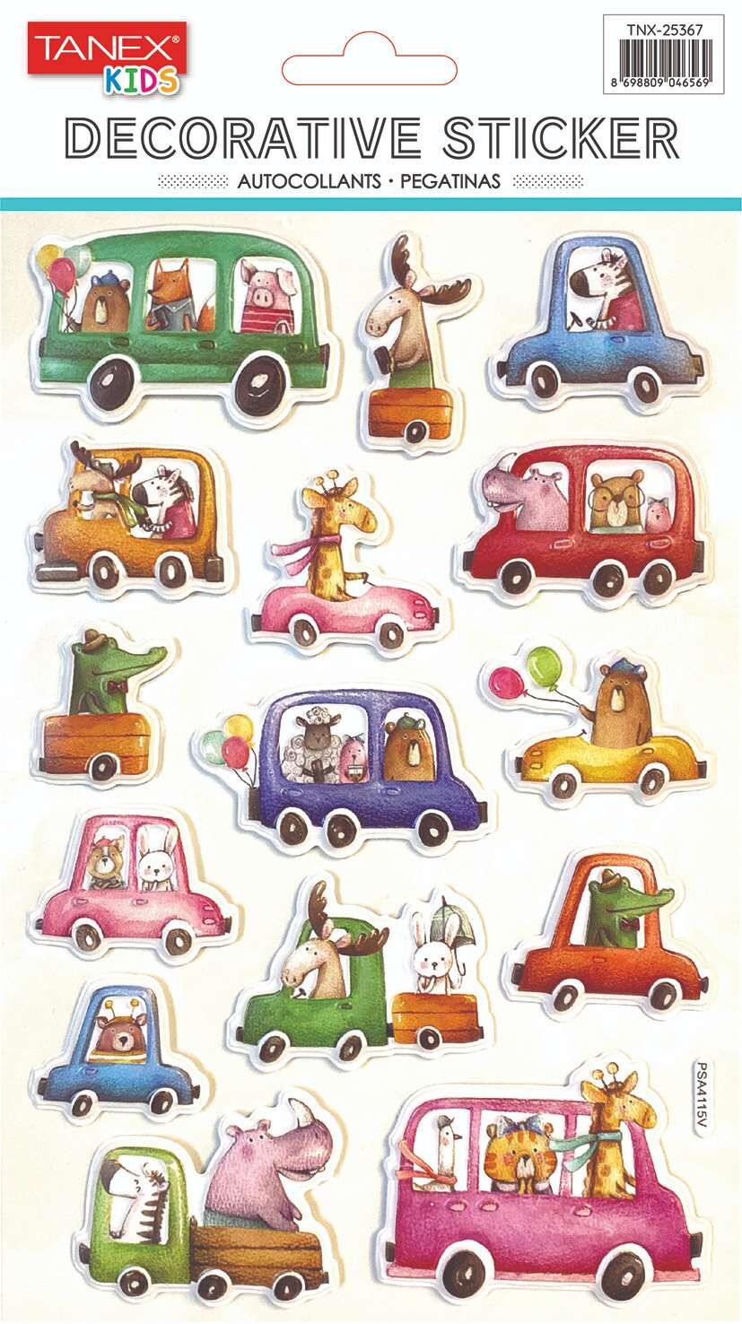 Tanex Tnx-25367 Puffy Araba Serisi