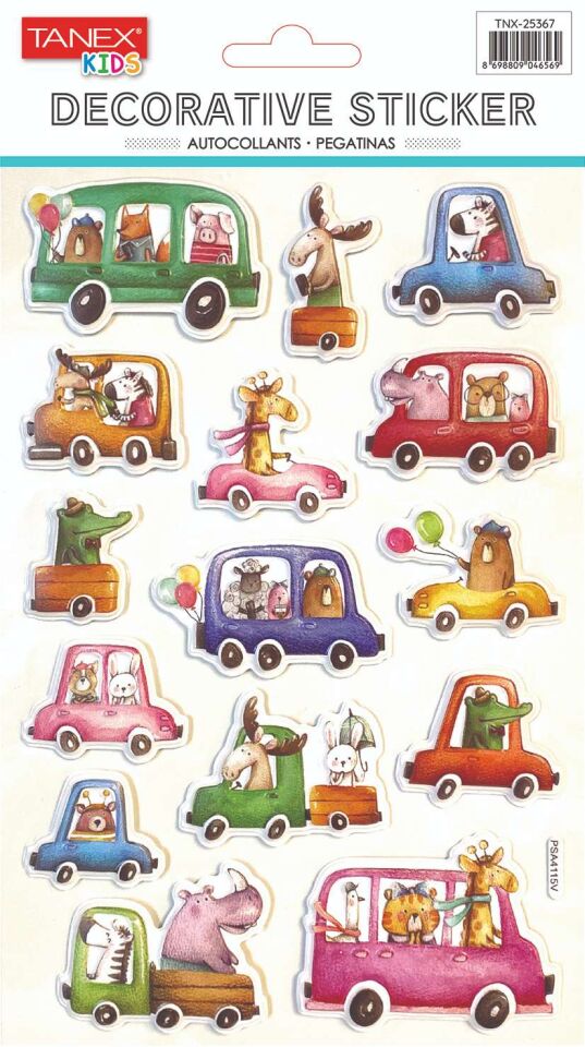 Tanex Tnx-25367 Puffy Araba Serisi