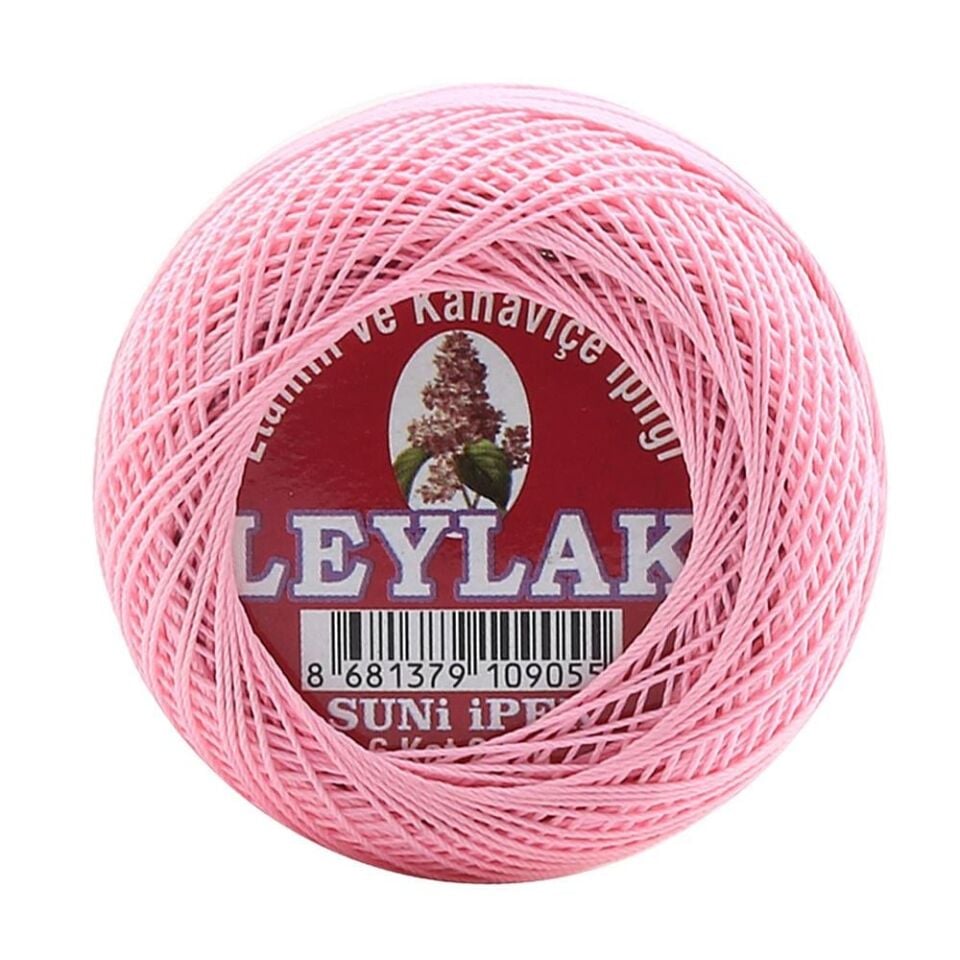 Elif Leylak Etamin ve Kanaviçe İpliği Pembe 8525