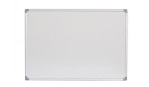 İnter 60x90 Elegant Çerçeve Laminant Yüzey Duvara Monte Beyaz Yazı Tahtası