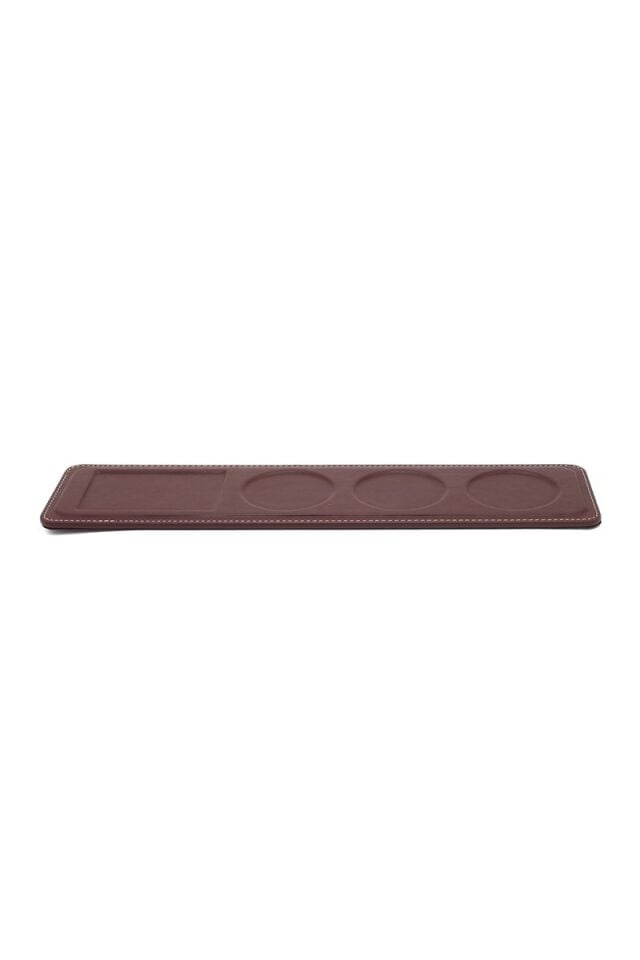 2K Bardaklık Şişelik Ve Çerezlik Masa Üstü 160-4 Bordo 9,5x42 Cm