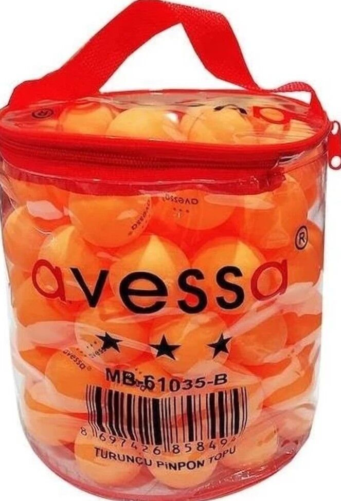 Avessa Pinpon Topu 1. Kalite Turuncu Gazlı 100 Lü