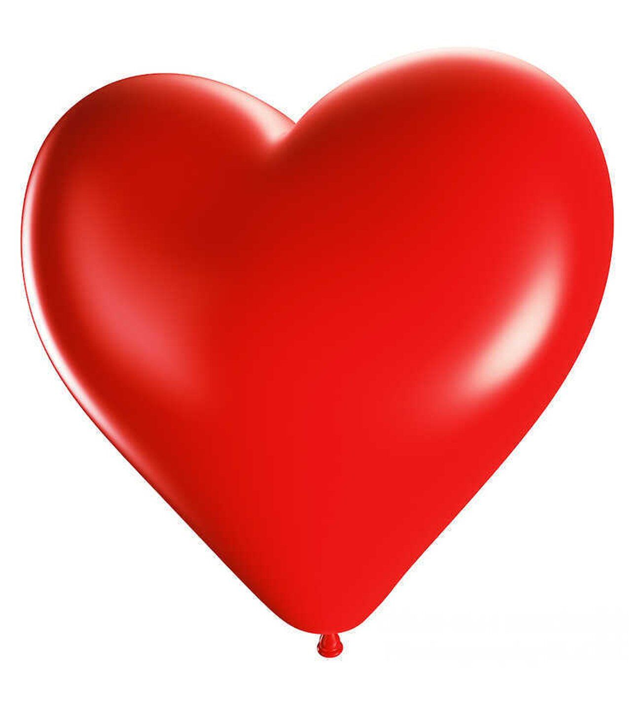 Balonevi Balon 12'' Kırmızı Kalp 100 Lü