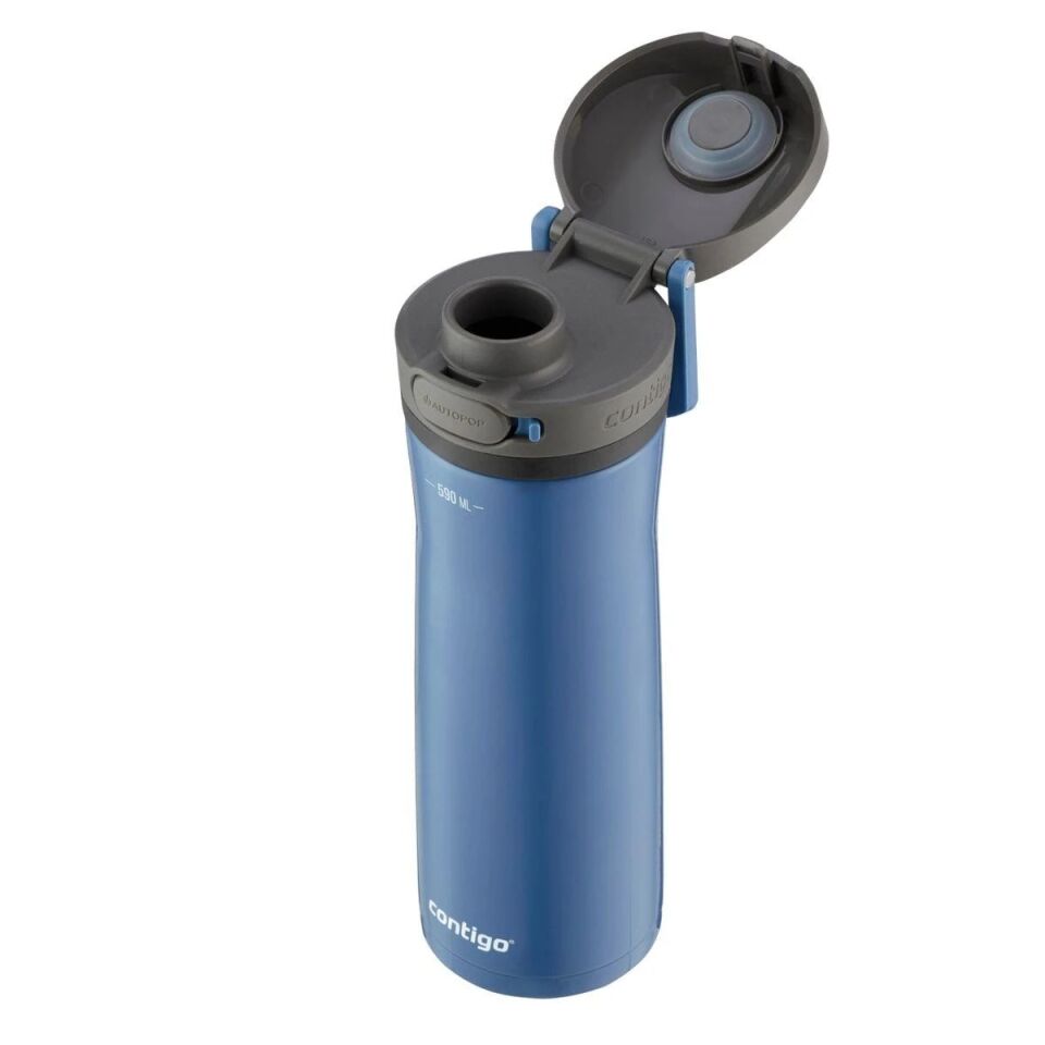 Contigo Jackson Autopop Soğuk Su Termosu 590 Ml Mavi