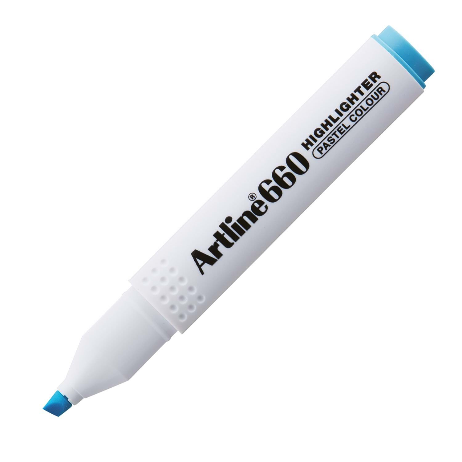 Artline 660 Fosforlu Kalem Kesik Uç 1,0-4,0 Mm Pastel Blue