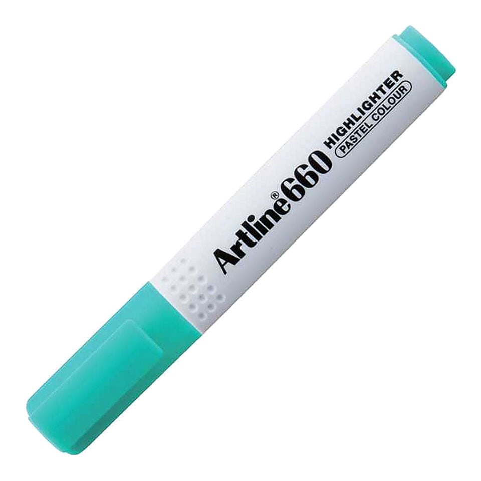 Artline 660 Fosforlu Kalem Kesik Uç 1,0-4,0 Mm Pastel Green
