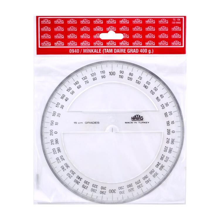 Hatas Plastik Minkale Tam Daire Grad 15 Cm