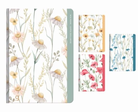 Gıpta Win Book İp Dikiş Sert Kapak Defter 13x21 96 Yaprak  Çizgili