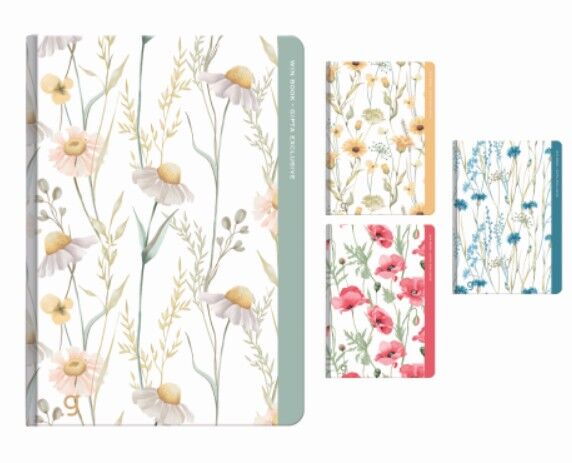 Gıpta Win Book İp Dikiş Sert Kapak Defter 13x21 96 Yaprak  Çizgili