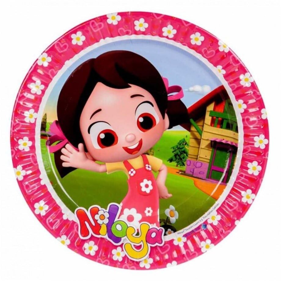 Balonevi Niloya Lisanslı Tabak 23 Cm 8 Li    