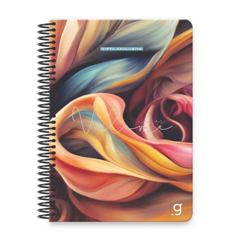 Gıpta Volume Spiralli Sert Kapak Defter 17x24 100 Yaprak Çizgili