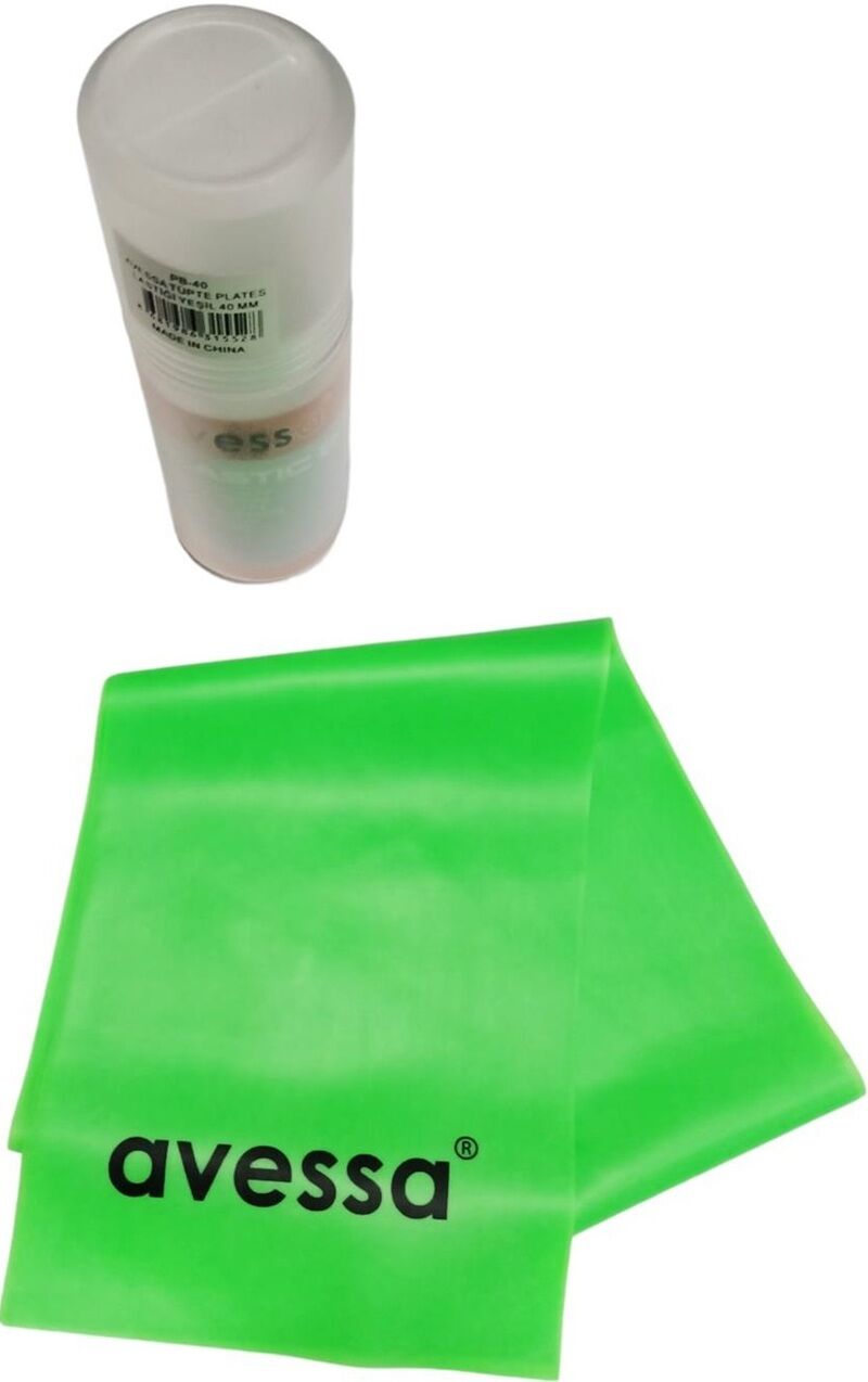 Avessa Tüpte Pilates Lastiği Yeşil 40 Mm