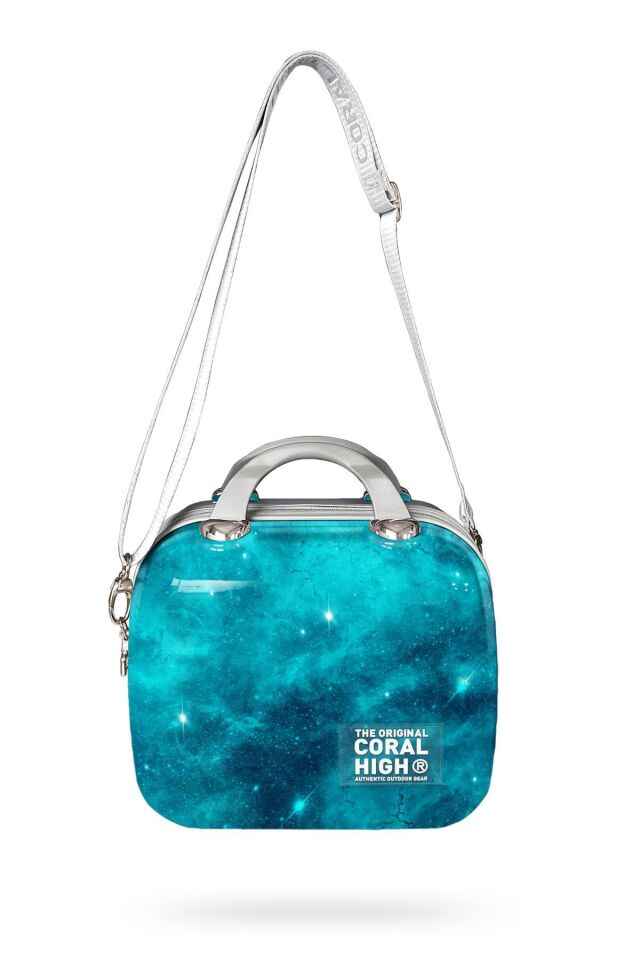 Yaygan Coral High Makyaj Çantası