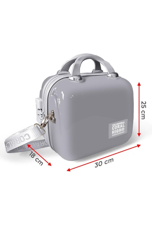 Yaygan Coral High Makyaj Çantası