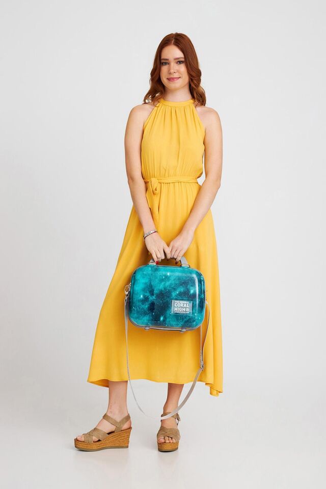 Yaygan Coral High Makyaj Çantası