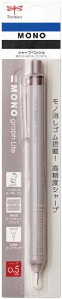 Tombow Mono Graph Lite M.Kurşun Kalem 0.5 Mm Gri Kahveı Bilisterli