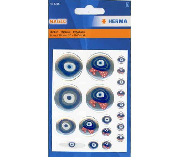 Herma Magic Etiket Stone Nazar Boncuğu 
