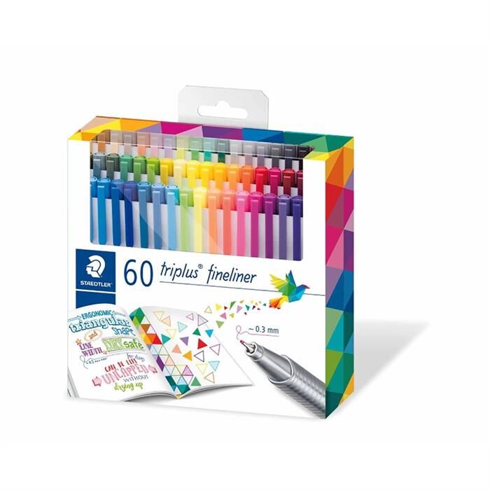 Staedtler 334 C60 Trıplus Fineliner 0.3 Mm 60 Lı
