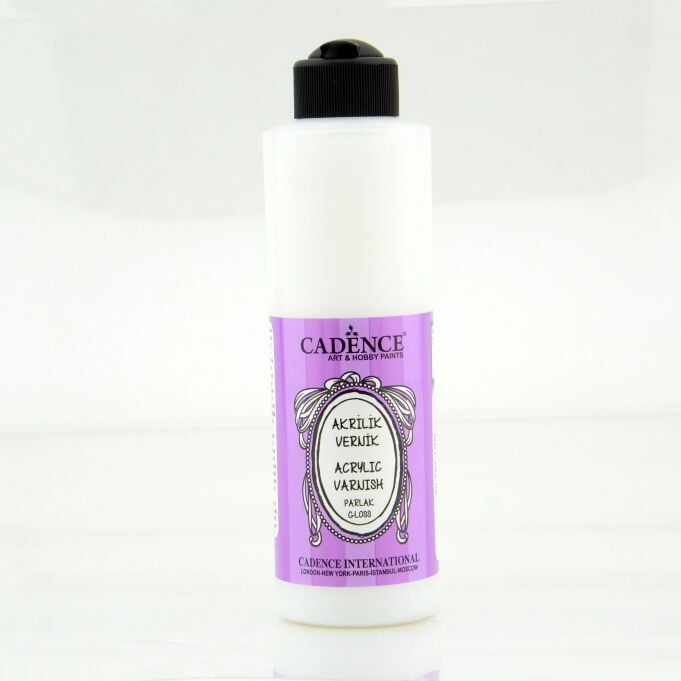 Cadence Su Bazlı Akrilik Parlak Vernik 250 Ml