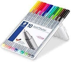 Staedtler 334 Sb10 Trıplus Fineliner 0.3 Mm 10 Lu Set
