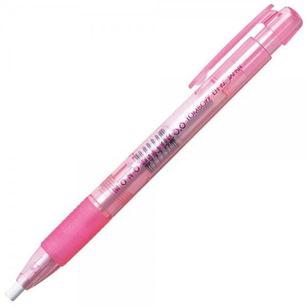 Tombow Mono Knock Kalem Silgi Şeffaf Pembe