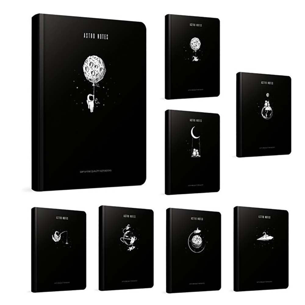 Gıpta Astro Notes İp Dikiş Sert Kapak Defter A5 120 Yaprak Çizgili