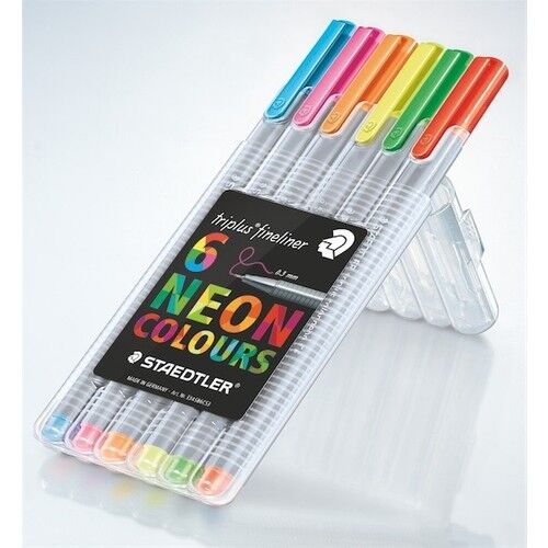 Staedtler 334 Sb6Cs3 Trıplus Fineliner Neon Renk 6 Lı Set