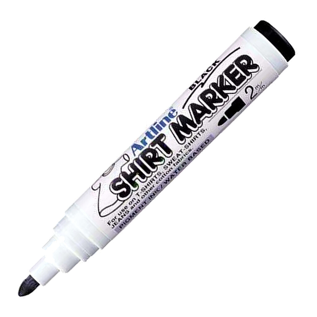 Artline Shirt Marker Tişört Markörü Uç:2,0 Mm Siyah
